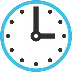 Clock Face Three O'Clock
