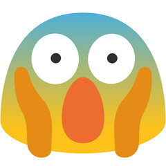 Face Screaming in Fear
