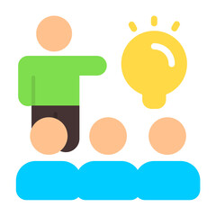 Innovation Training Flat Icon