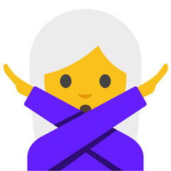 Person Gesturing No
