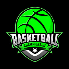 Basketball Championship Vector Logo
