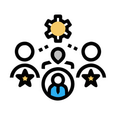  Professional Business Talent Management Icon