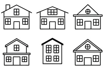 Fototapeta premium Duplex Line Art Illustration Detailed Sketch for Elegant Architectural Design 