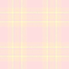 Soft pastel pink and yellow plaid pattern.  Ideal for backgrounds, textiles, or branding projects needing a delicate, feminine aesthetic.
