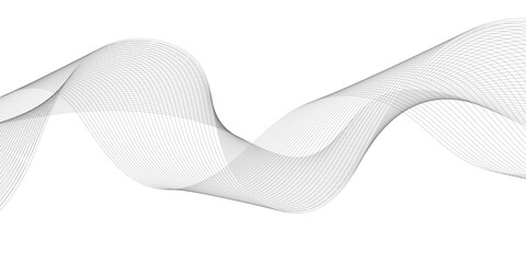 Abstract Grey and White Light Waves: Fluid Dynamic Lines Creating a Sensory Experience of Modern Energy and Elegance, Ideal for High-Tech Branding, Music Promotions, and Corporate Marketing Campaigns.