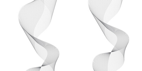 Grey and White Wave Lines in Abstract Motion: The Perfect Fusion of Light, Energy, and Modern Aesthetics, Ideal for Technology-Inspired Design Projects, Event Flyers, and Contemporary Art Displays.
