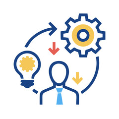  Dynamic Corporate Innovation Icon