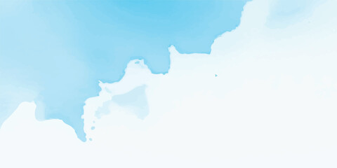 The Shape of Stillness in a Sky Without Edges &ndash; A Subtle Watercolor Study in Blue Tones, Designed to Hold the Weight of Silence, Memory, and the Open Air"