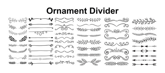 Set ornament divider collection