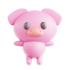 cute 3d animal characters