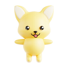 cute 3d animal characters