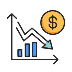  Economic Downturn Icon