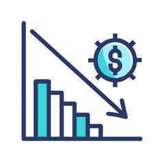  Key Economic Downturn Strategy Icon