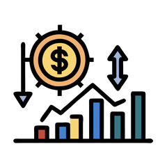  Dynamic Economic Forecast Icon