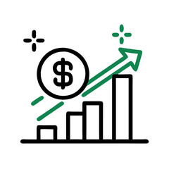  Key Economic Growth Icon
