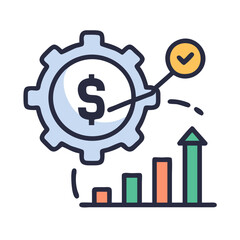 Economic Performance Metrics Icon