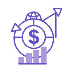  Dynamic Economic Policy Icon