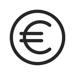  Icon for Euro Currency Representation