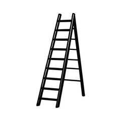 ladder isolated with white background