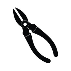 needle nose pliers isolated with white background