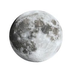 Obraz premium Detailed View of Full Moon with Craters and Natural Surface Texture against Black Background