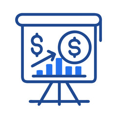  Financial Forecast Planning Icon