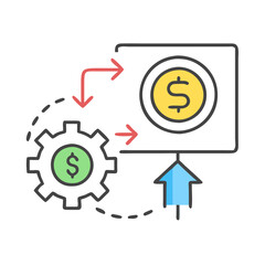  Financial Scenario Planning Icon
