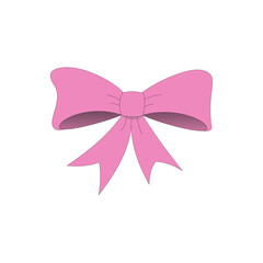 pink ribbon bow