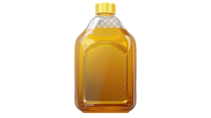 Golden Elixir: A single bottle of a golden-hued liquid, glistening with the promise of refreshment, sits isolated, inviting viewers to contemplate its contents and purpose.