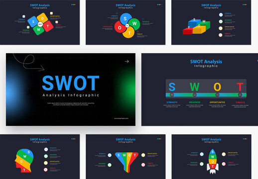 SWOT Analysis for Business Marketing Infographic