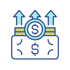 Obraz premium Operating Income Visual Icon