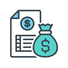  Project Budget Icon for Financial Planning