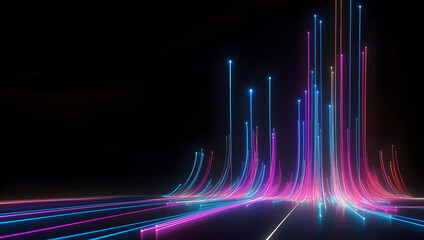 Abstract Futurist Beam Background