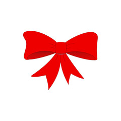 red ribbon bow