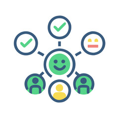  Dynamic Icons for Stakeholder Satisfaction Insights