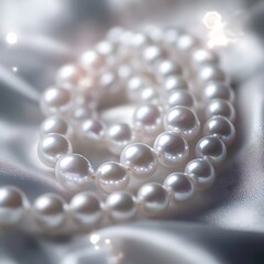 Elegant Pearl Necklace with Soft Glow and Fine Jewelry Craftsmanship.