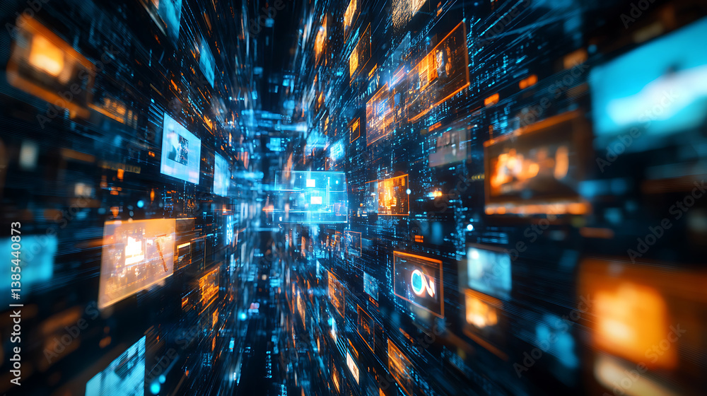 Poster an ai powered system automating news generation by analyzing real time media feeds and breaking news