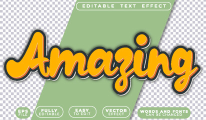 Amazing Funny Play Fully Editable Vector Text File