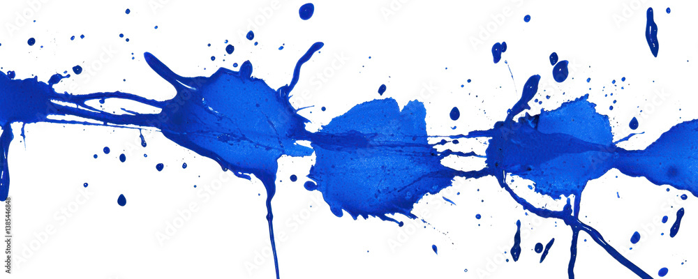 Aufkleber abstract blue paint splatter background texture image for design projects