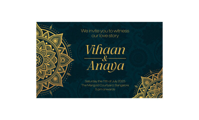 Indian Wedding Invitation Card