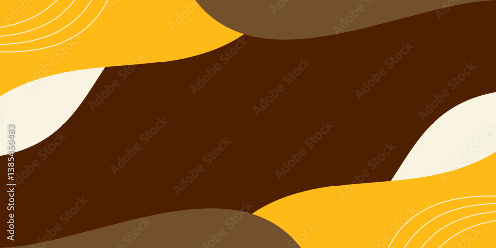 Poster abstract shape summer background, wave pattern with empty space for text. template for banner, poste