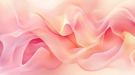 Obraz premium Abstract soft pastel pink and rose flowing background with delicate linear texture