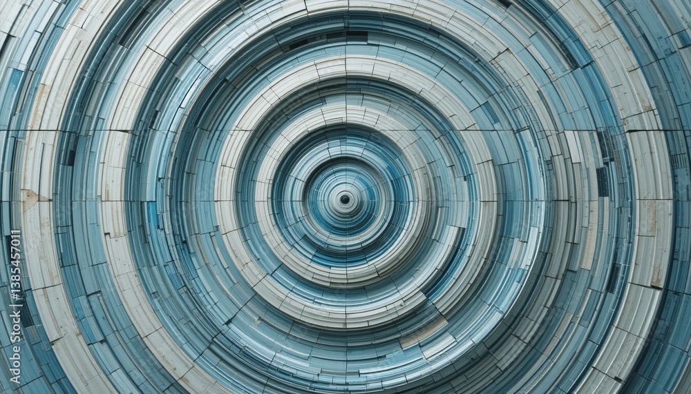 Poster dynamic circular patterns abstract art digital design modern aesthetic close-up view visual explorat