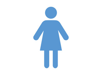 Set of icon an Sanitary Toilet Female