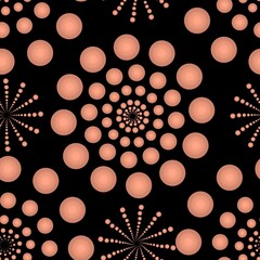 seamless pattern with circles © Ekaterina