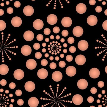 seamless pattern with circles
