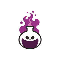 Skeleton Hand Holding Sign Vector Illustration