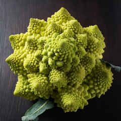 romanesco broccoli vegetables food AI generated