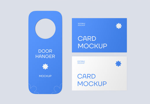 Door Hanger Mockup