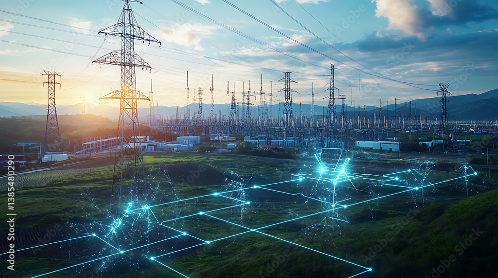 Poster an ai powered system automating smart grid management by analyzing real time electricity demand and 
